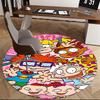 Chill Mat Round Carpet: Vibrant Cartoon Characters for Home Decor, Office, Living Room, Bedroom, Gift Idea0286b