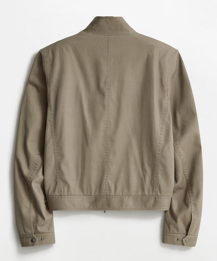 LMOOD Phase Tencel Trucker Jacket Beige