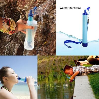Открытый мини-фильтр для воды соломенная очистка для кемпинга портативный походный очиститель воды для выживания или аварийных поставок