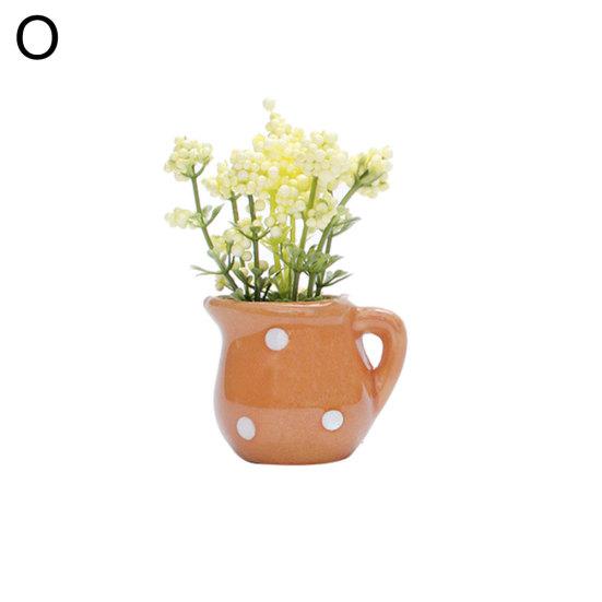 1шт искусственное растение цветок бонсай модель кукольный домик миниатюрный пейзаж декор