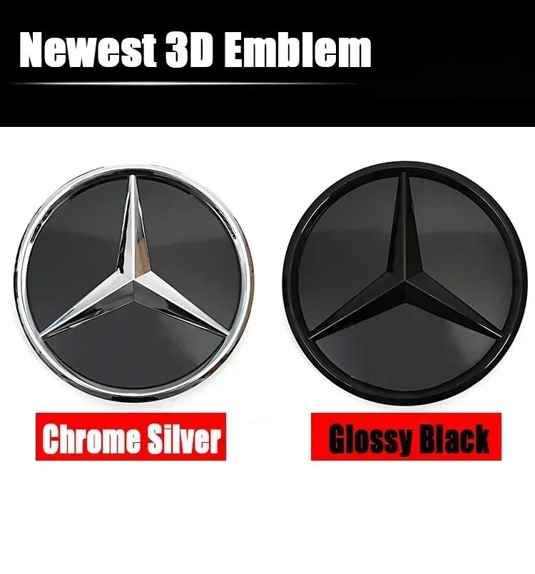 2025 Hot New 2025 For Mercedes Benz Illuminated Star Badge Car Front Grill LED Emblem Light For Mercedes Benz GL X166 W205 W117