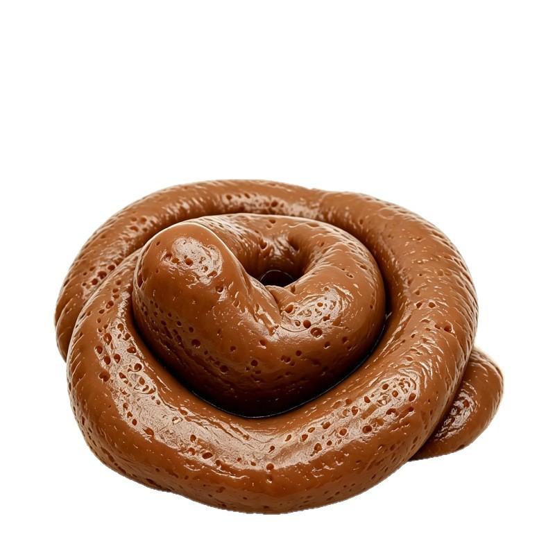 Baba Fake Shit Decompression Pinch Music Disgusting Funny Gift Simulation Soft Stool Ornament Toy Pinch Music