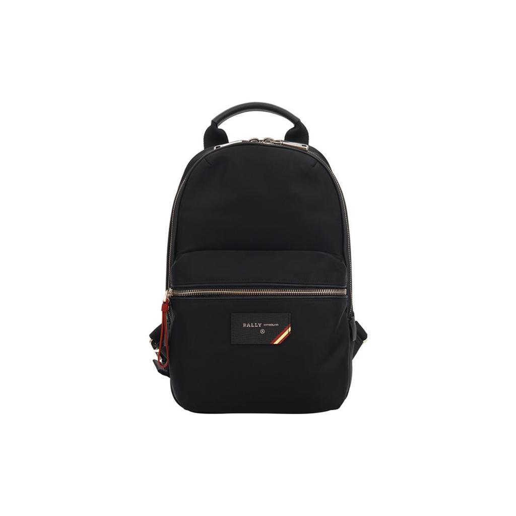 Bally Logo Pattern Nylon Tote Shoulder Bag Men Bags Black FUSTON-00