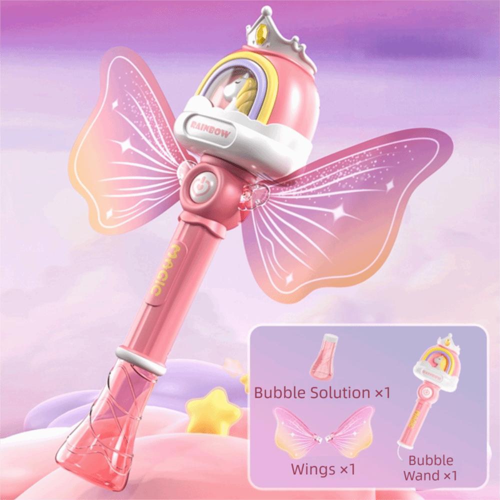 Hand-Held Design Bubble Blower LED Lights Pony Bubble Blower Children's Toy