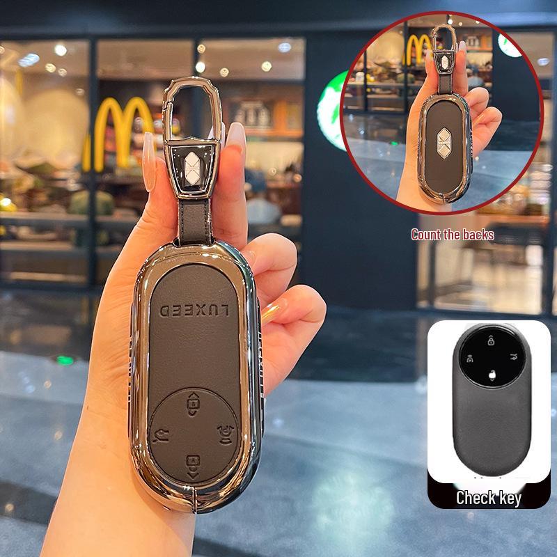 Совместимо с ключом 2026 LUXEED R7: Новая Bluetooth-смарт-защитная сумка-чехол LUXEED S7 с пряжкой.