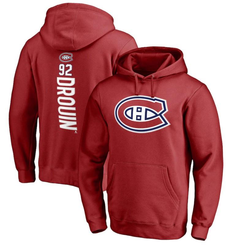 Мужская спортивная толстовка с капюшоном NHL Montreal Canadiens, свободный крой