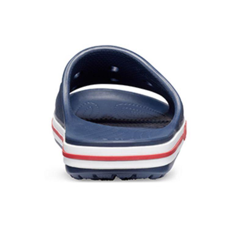 Crocs Bayaband Сандалии-слайды из ЭВА с тисненым логотипом унисекс синие белые красные 205392-4CC