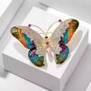 Fashionable Colorful Exquisite Butterfly Brooch Enamel Diamond Brooch Pin