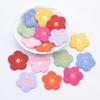 20Pcs 25mm Embroidered Lovely Flower  DIY Crafts Patches Scrapbooking Ornament Accessories