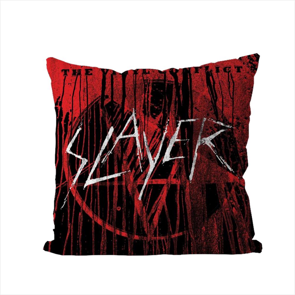 Band SSlayer Pillow Case For Car Sofa Decorative Home Doublesided Print Plush Square Throw Pillow Cushion Cover