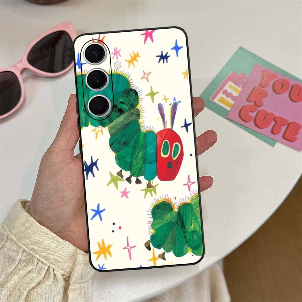 Чехол для телефона 'Очень голодная гусеница' для Samsung S 24 Fe 25 Ultra Plus 20 Lite 21 30 22 23 24 22 Ultra 5G Fundas