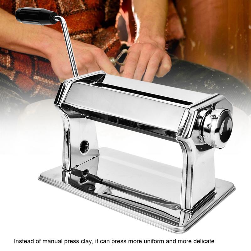 Rolling Clay Machine Metal Roller Art Craft Manual Press Polymer Clay Machine Auxiliary Tool Rolling Machine Manual Clay Machine