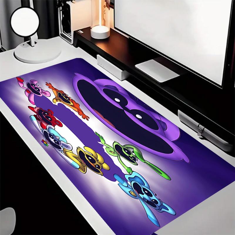 Smiling Critters Theme Premium Non-slip Mouse Pad with Stitched Edges,Durable Rubber Material,for Desktop & Gaming Great Gifts
