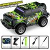 2.4G Rc Sports Pickup Drift Car Lights Remote Control High Speed Climbing Off-Road Pvc Racing Vehicle Kids Toys Boys Christmas