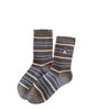 Coffee Color Warm Velvet Embroidery Versatile Trendy Socks Puppy Mid-Leg Socks Plush Warm Stockings Are One Size