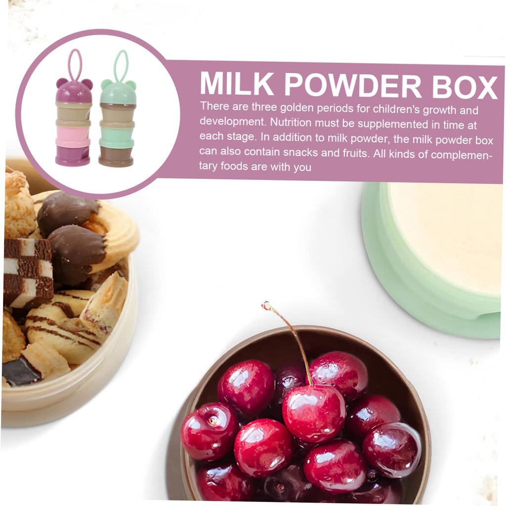 Портативный дозатор сухого молока, набор из 2 трехслойных съемных чехлов для хранения дозатора