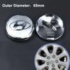 Logo Auto Accessories for Hyundai Sonata 8 SantaFe IX35 Elantra MISTRA LAFESTA Car Wheel Center Hub Cover Caps Emblem Styling TT32