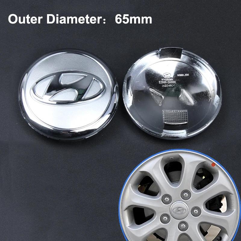 Logo Auto Accessories for Hyundai Sonata 8 SantaFe IX35 Elantra MISTRA LAFESTA Car Wheel Center Hub Cover Caps Emblem Styling TT32