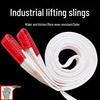 National Standard Flat Nylon Crane Sling: 2/3/5/10 Ton Forklift & Car Towing Rope