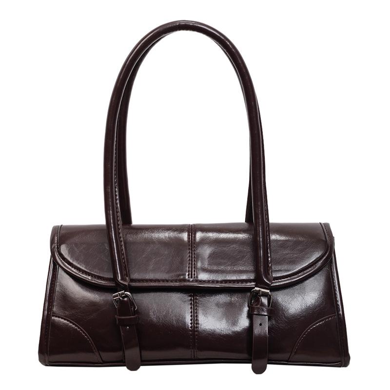 Осень 2025 Французская Ретро Сумка-Багет - Роскошная Женская Сумка на Плечо Высокого Класса