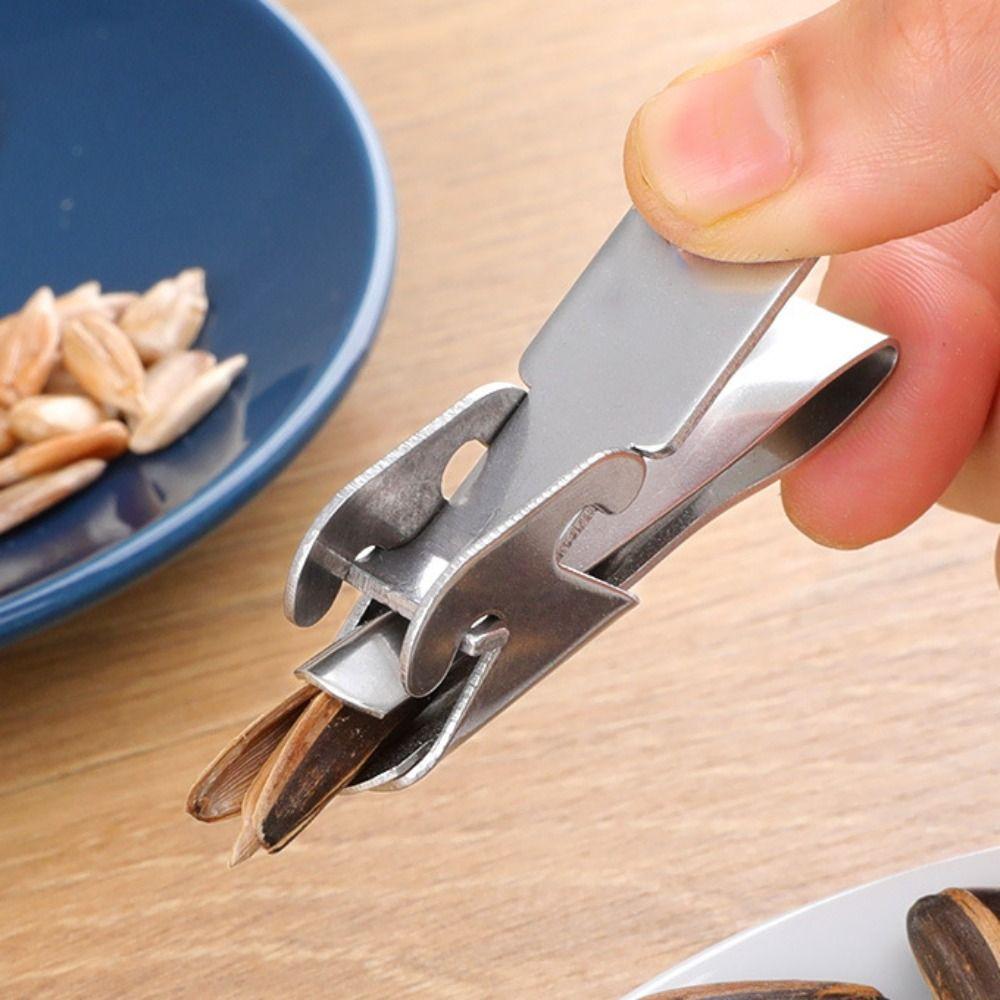 Easy To Carry Nut Opener Portable Tool Melon Seed Opener Melon Seeds Pine Nut Plier Nut Shelling