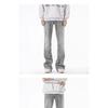 American Street Washed Vintage Jeans Men'S Spring And Autumn Straight Leg Loose Fitting European And American High Street Vibe Style Long Pants