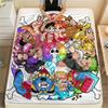 One Piece Monkey D. Luffy Flannel Blanket Pretty Printed Design For Home Bed Sofa Chair Travel Picnic -HE36