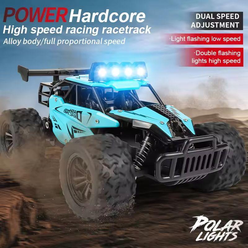 Радиоуправляемая машинка RC Drift Racing 1:16 полнофункциональных внедорожных машинок из сплава с радиоуправлением 2.4G, высокоскоростные грузовики со светодиодной подсветкой, подарок, игрушка