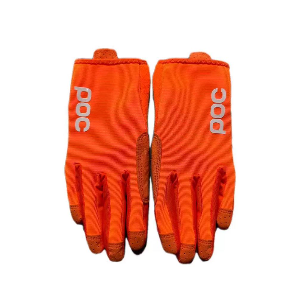 Poc Sports Outdoor Cycling Gloves New Bright Color Three Series High Aesthetic Value Breathable Comfortable Wear-Resistant Long Finger Gloves