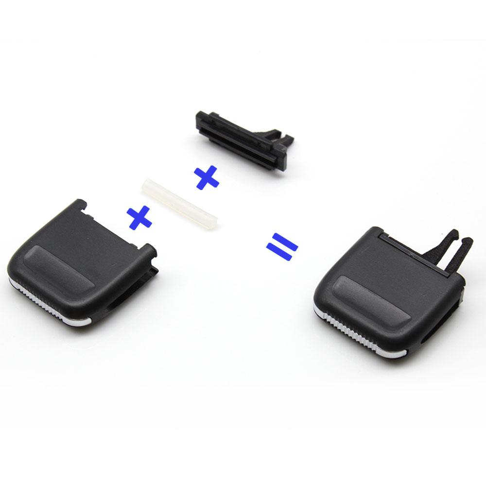 Комплект для ремонта ползунка для кондиционера передней двери, вентиляционной решетки кондиционера для Porsche Boxster Cayman 2016 2017