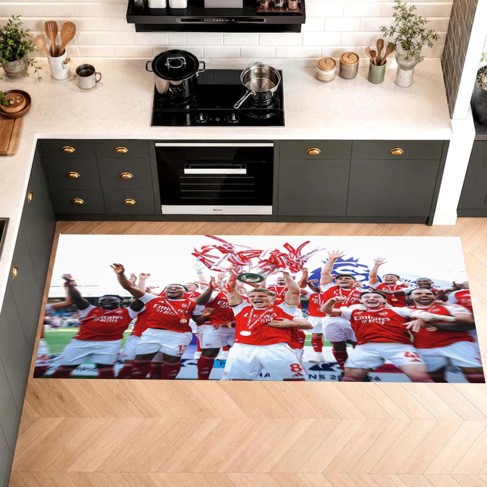 Arsenal Kitchen Carpet Nonslip Floor Mat Ideal For Indoor And Outdoor Entryway Door Mat Laundry Room Bathroom Foot Mat
