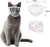 Cat Muzzle Transparent Cat Muzzle for Grooming Breathable Cat Mouth Cover for Anti Biting Adjustable Cat Grooming Mask for Cat,