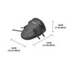 Motorcycle Rear Seat Bag Large Capacity Waterproof Crossbody Tail Bag Multifunctional Motorcycle Saddle Bag for Outdoor Riding