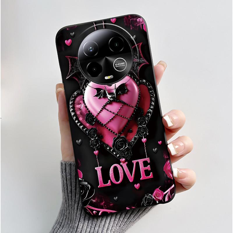 Case For BLU Bold K50 Phone Case Luxury Cute Love Rabbit Cartoon Funny Pattern Cover Shell Black Soft Silicone Protective Casing