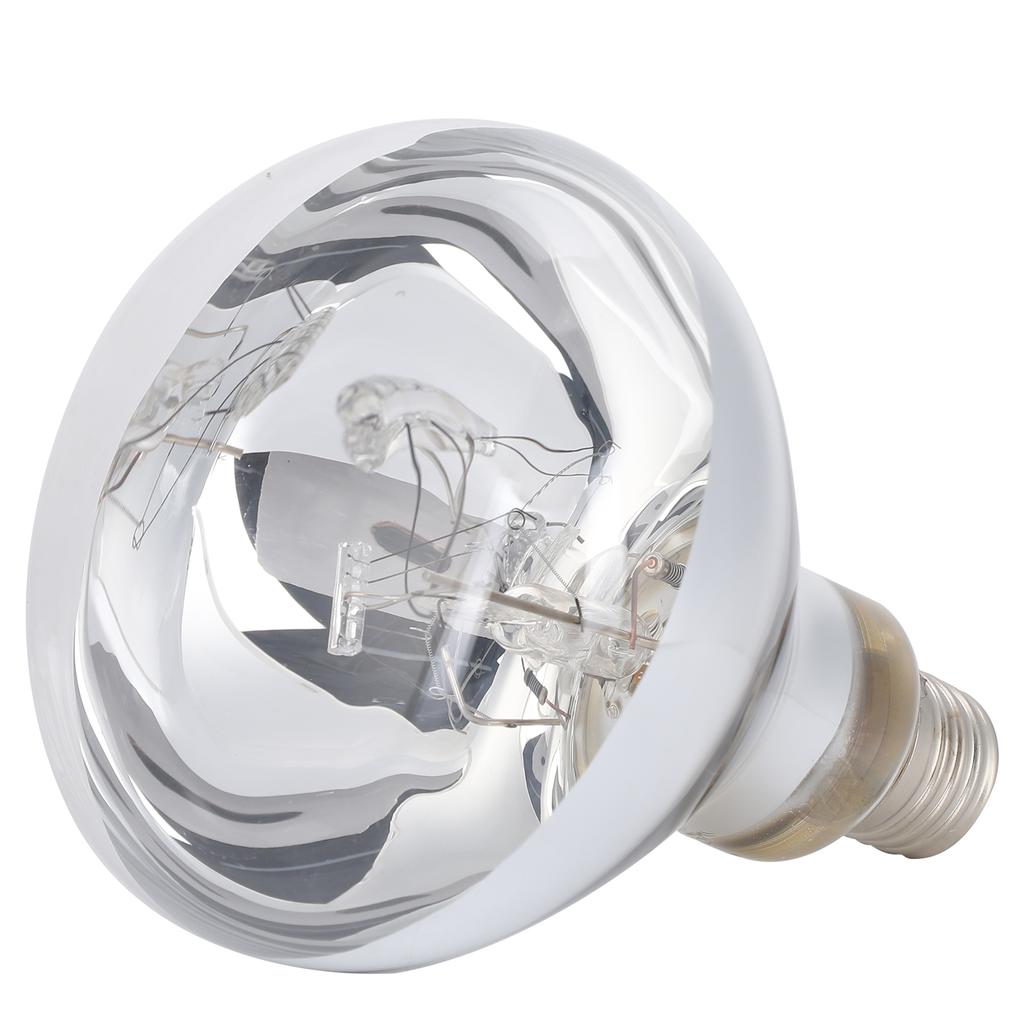 100 Вт Лампа для обогрева рептилий Лампа-излучатель тепла полного спектра для черепах, ящериц 220–240 В