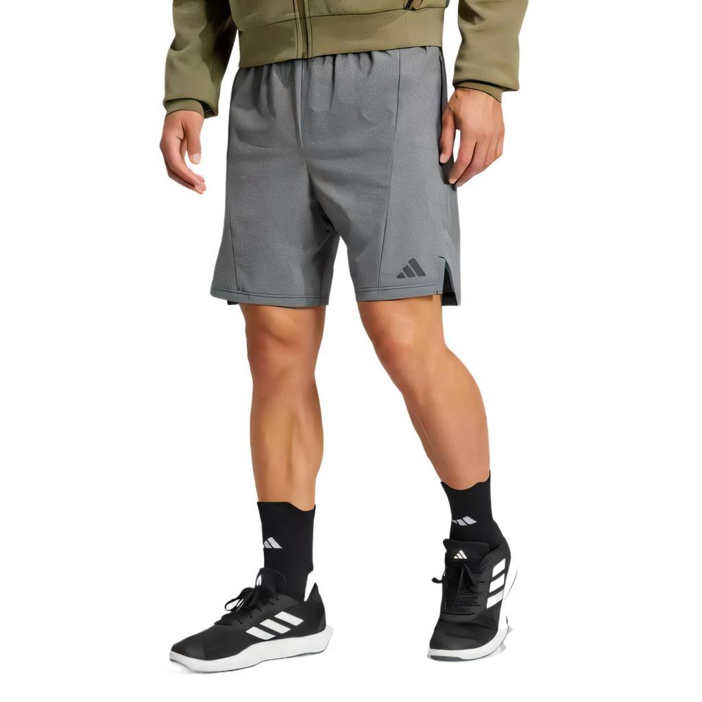 adidas AEROREADY Повседневные шорты Мужские Темно-серые JE5679