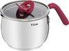 T-fal Single Handed Pot 16cm 2.6L IH Gas Fire, Substances Such As PFOA, "Optispace IHMulti Pot Rouge"Red G74783