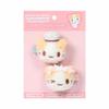Плюшевая игрушка Sanrio в форме лица, многофункциональный зажим для волос 'Маршмеллоу'