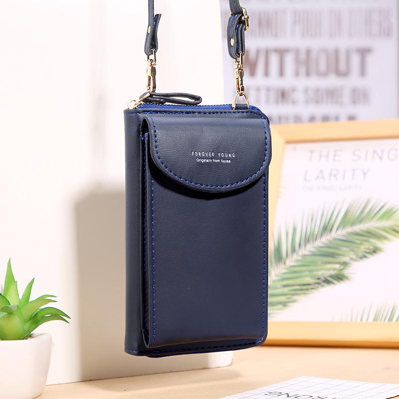 Новая модная женская маленькая сумочка для телефона, кожаная сумка через плечо, мини-сумочка, кошелек