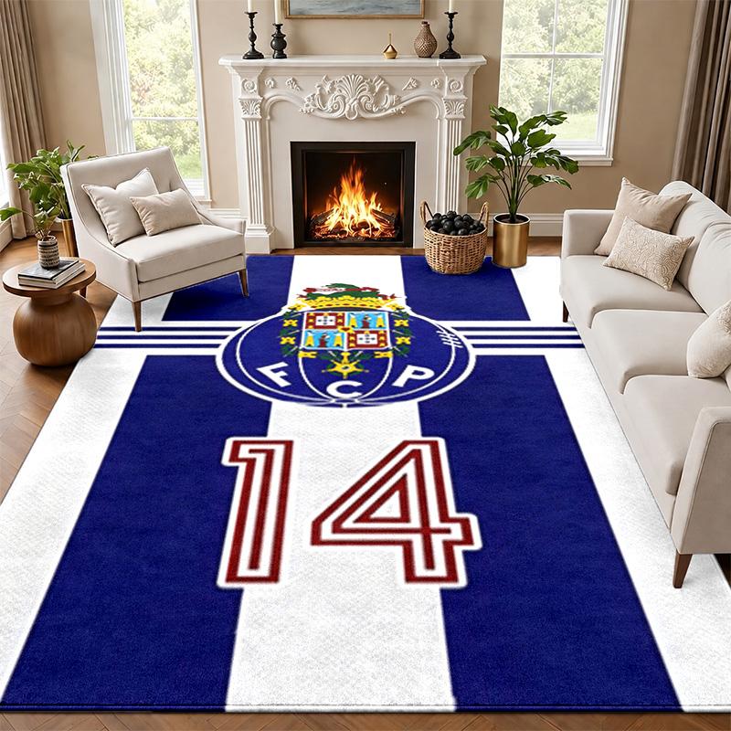 FC Porto Carpet Door Mat for Living Room or Bedroom Protective Mat Under Chair Office Decoration Christmas Gift Birthday Present