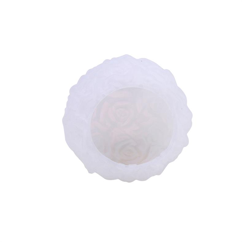 DIY Flower Cluster Candle Molds Handmade Silicone Resin Casting Mold Rose Flowers Epoxy Mold