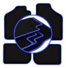 Автомобильные коврики CARLUX-BLUE для: Хэтчбек Fiat Uno (1983-2001)