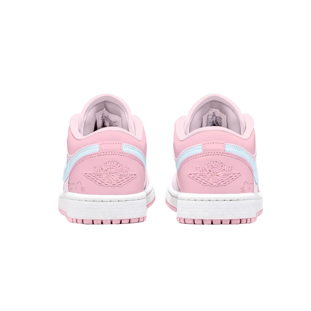 Jordan Air Jordan 1 Bubbles Milkshake Cushioning Low top Vintage Basketball Shoes Women's 553560-614(Team1328-)