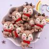 Смола Kawaii Красочные Санта-деревья Лось Снеговик Колокольчики Flatback Камень Мультяшная Рождественская фигурка 10 шт. Альбом для скрапбукинга DIY Декор Ремесла