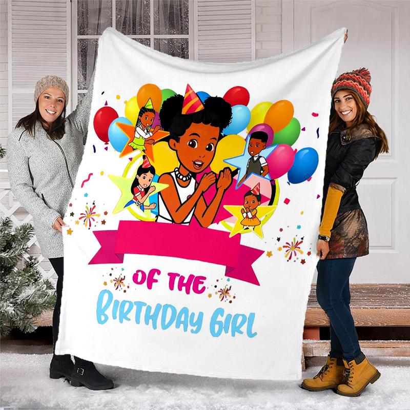 Gracie's Corner Theme Printed Blanket - Perfect for Couch, Bed, Travel & Outdoor Use | Machine Washable, Cozy & Durable.