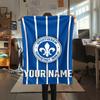 1PC Custom Name SV Darmstadt 98 Patterned Flannel Blanket Suitable For All Seasons for Home Decor Warmth and Comfort Gifts Holiday Present_xia