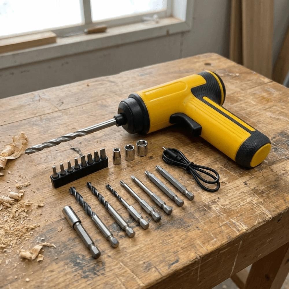 Lightweight Build Portable Power Tools Multi-function Screwdriver Routine Tasks