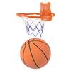 Бесшумный баскетбольный набор с кольцом и мягким мячом для семейного отдыха