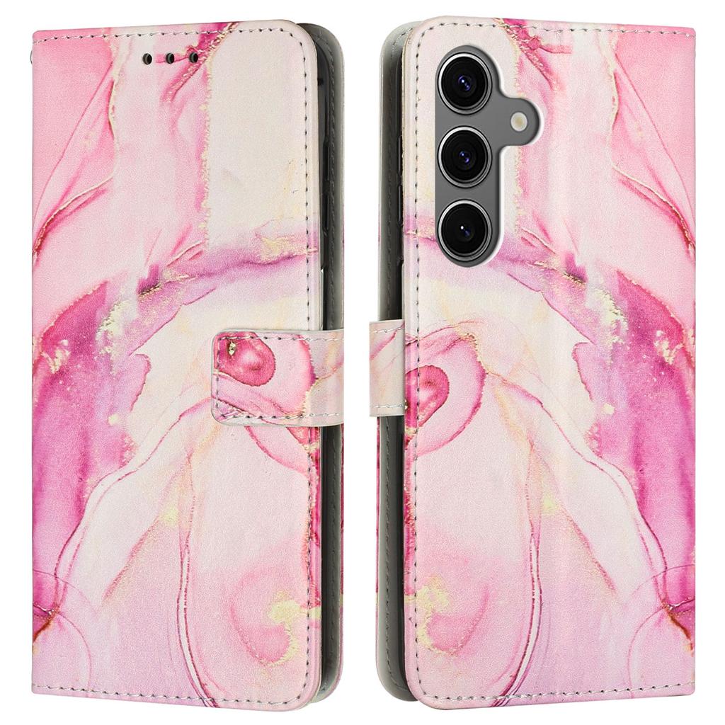 Чехол-подставка для Samsung Galaxy A05s 4G, кошелек из искусственной кожи с мраморным узором, чехол для телефона с ремешком на запястье