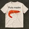 Funny Shrimp Memes, Shrimp-patterned T-shirt Memes, Shrimp, Aggressive, Satirical Viral Memes, and Confused Memes.women Summer